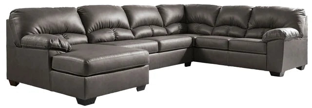 Ashley 256-01 Gray Sectional LAF Chaise