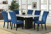 Blue Dining Table + 6 Chair Set **NEW ARRIVAL**