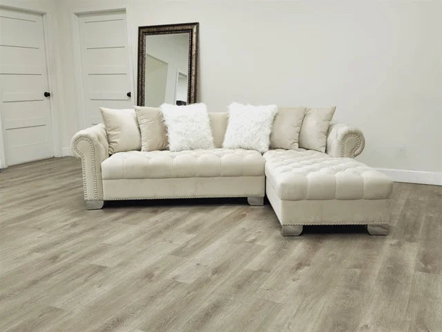 Royal - White Sectional **NEW ARRIVAL**