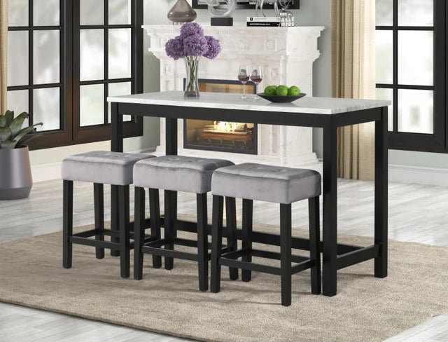Pub Table + 3 Chair Set **NEW ARRIVAL**