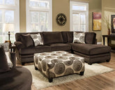 Albany 8642 Chocolate Sectional