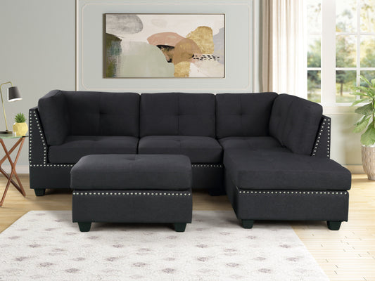 Sienna22 (Black-Linen)