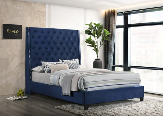 HH430 6FT Blue Velvet - Queen, King